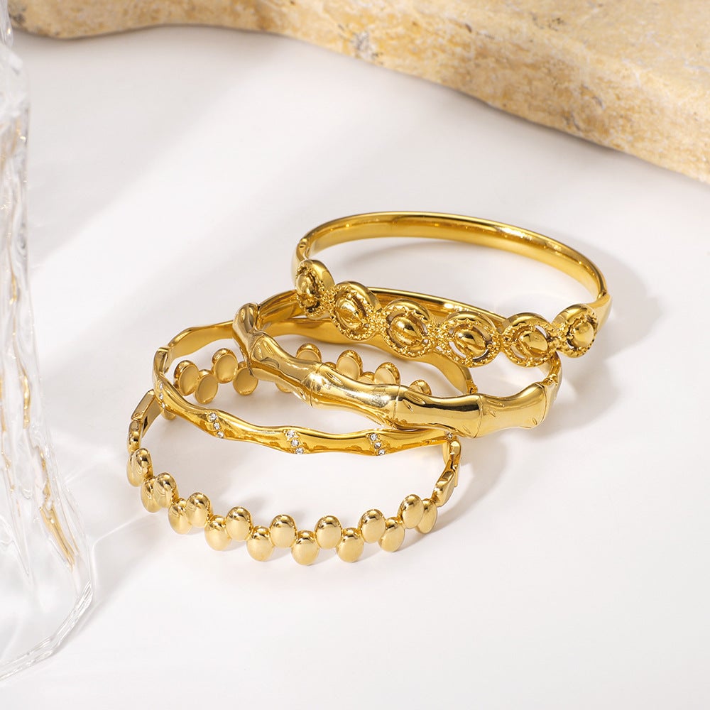 2025 Fashion Bamboo Star Bracelet All-Match Niche Bracelet Jewelry For Women