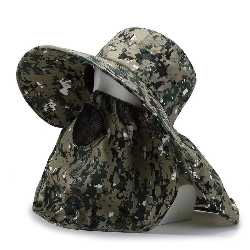 Women's Casual Camouflage Big Eaves Sun Hat