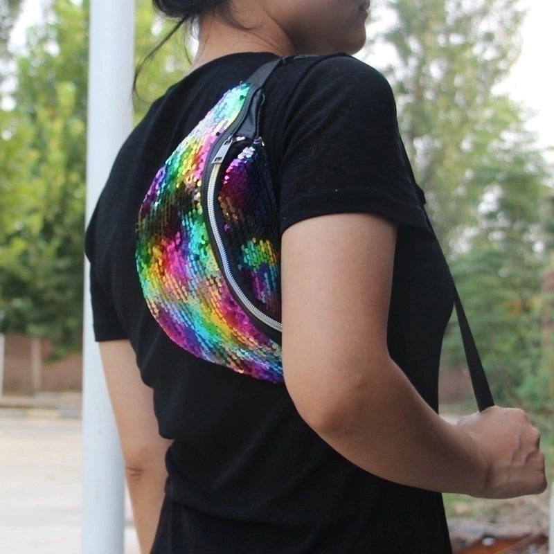 Women's Streetwear Solid Color Pu Leather Polyester Waist Bags
