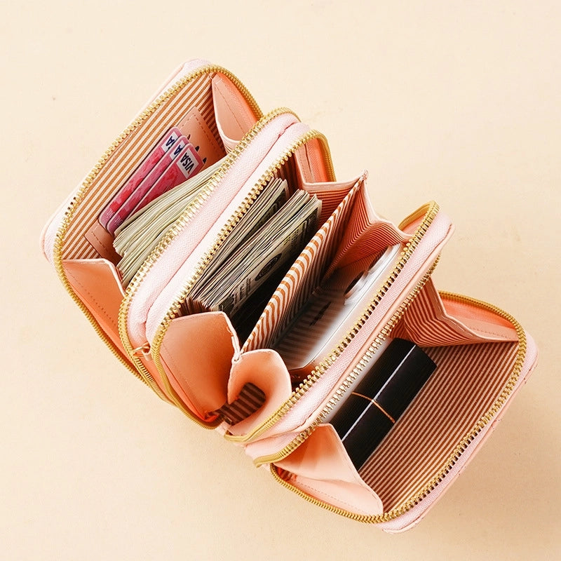Women's All Seasons Pu Leather Basic Vacation Classic Style Phone Wallet