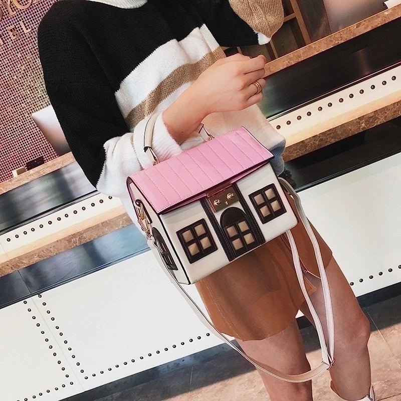 Medium Pu Leather Square Bag Shoulder Bags