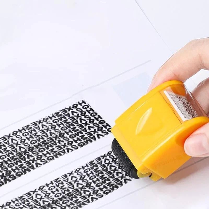 Identitätsdiebstahlschutz-Rollenstempel