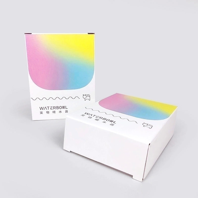 Minimalist Classic Style Plastic Solid Color Pet Tableware