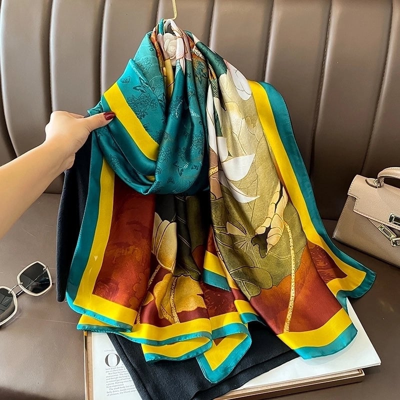 Fashion Silk Scarf (707 Main Color) Nhcj0164-707 Main Color