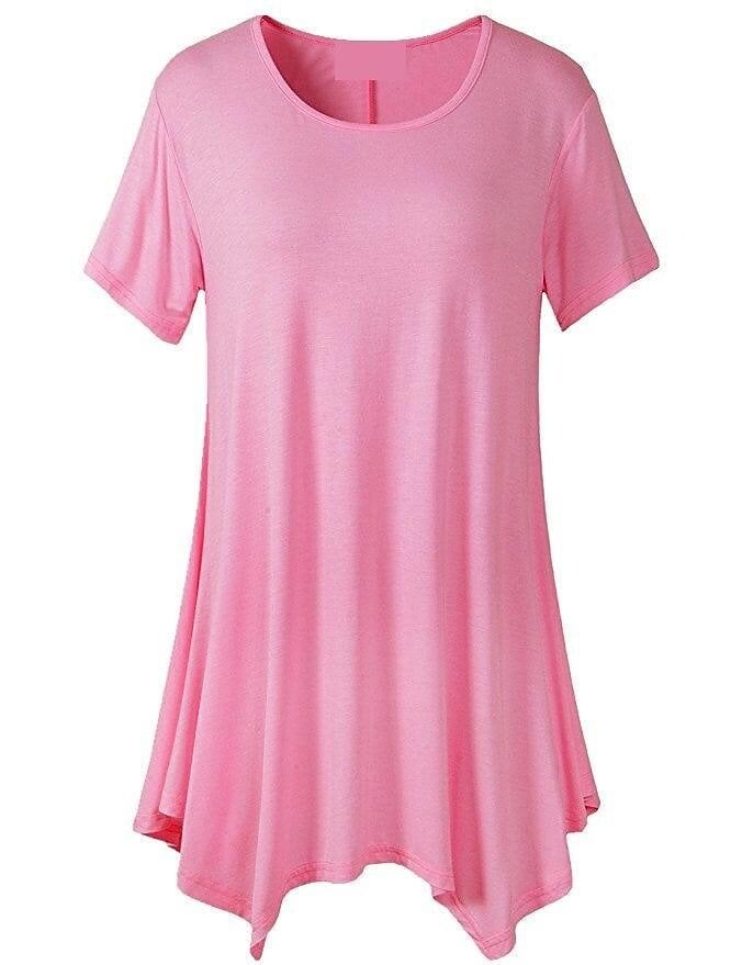 🔥Women's Summer Mid-length Short-sleeved T-shirt Loose Round Neck