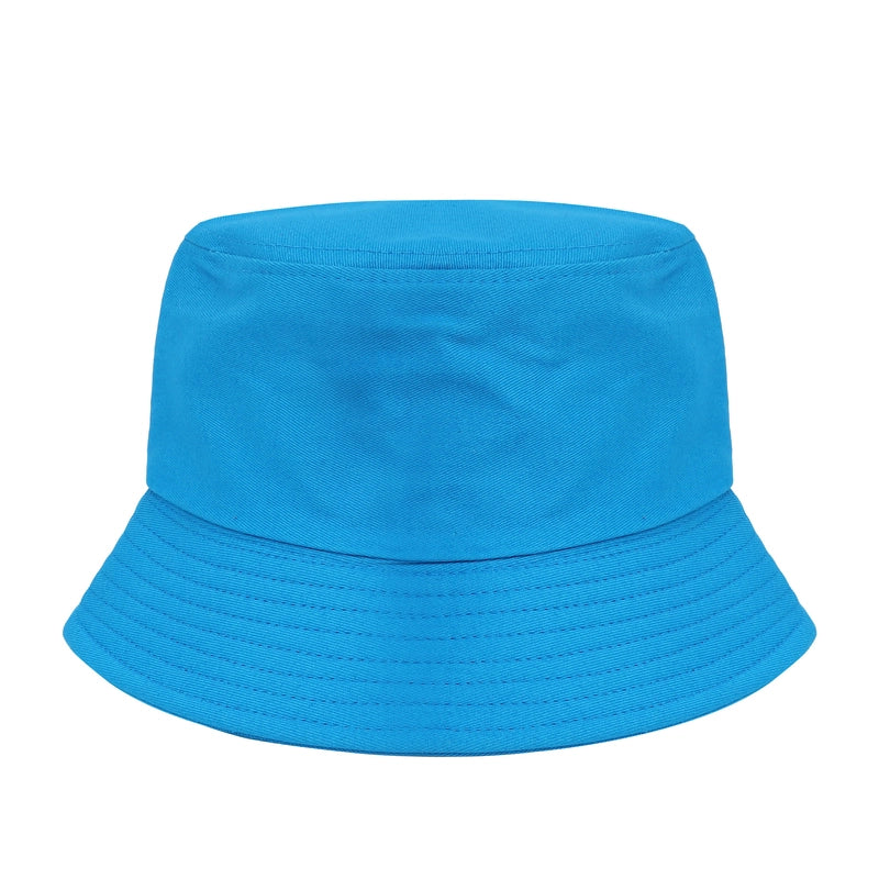 Unisex Minimalist Classic Style Solid Color Curved Eaves Bucket Hat