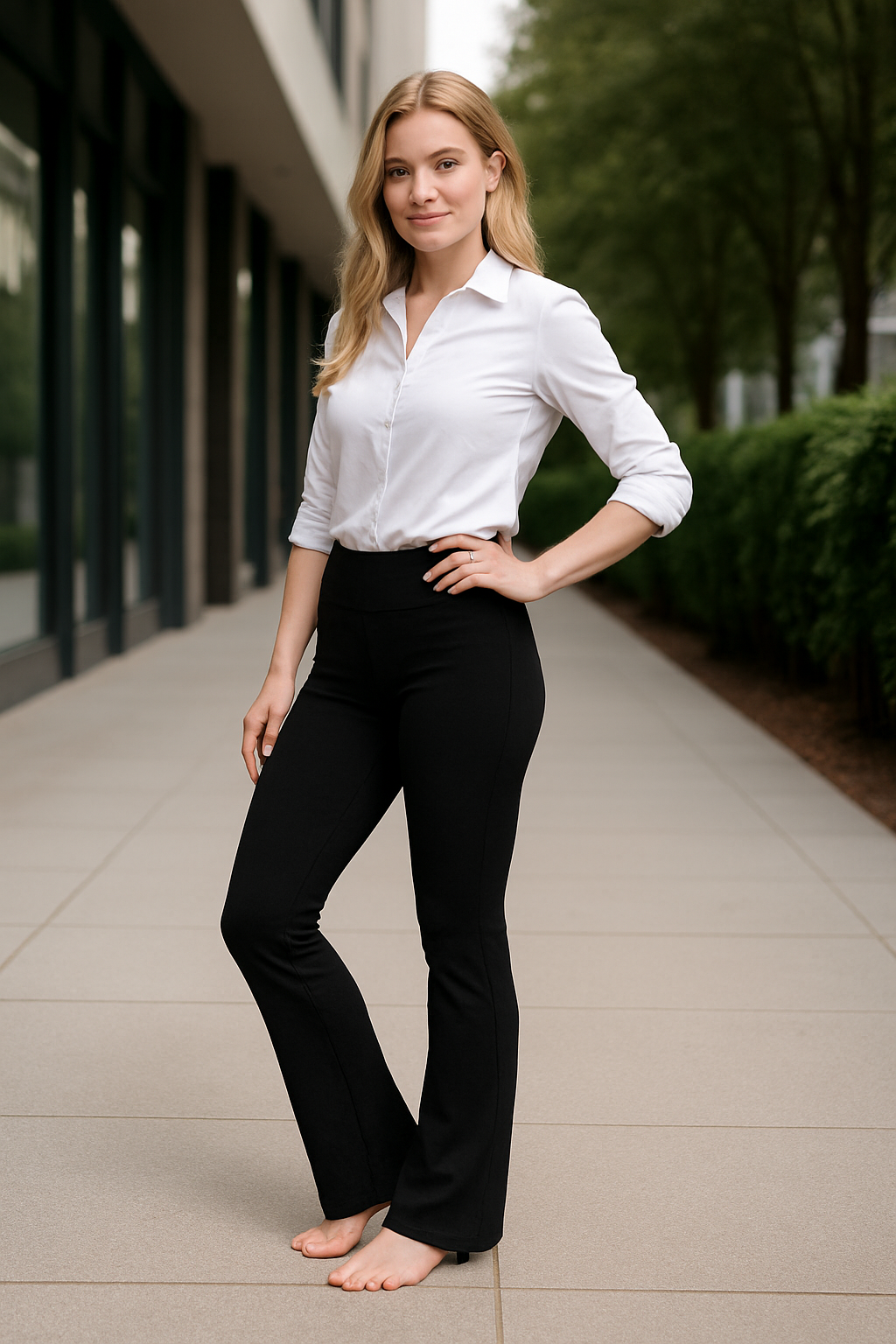 Flare Length Yoga Pants