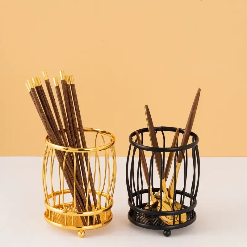 GOLDEN KITCHEN SPOON HOLDER (GOLD COLOUR)