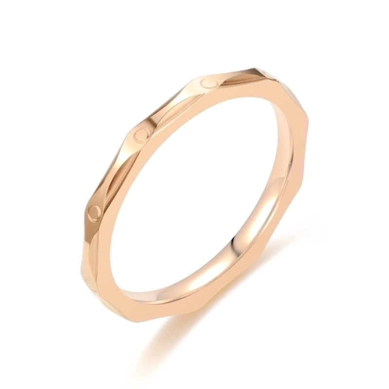 Rhombus Stainless Steel 18K Gold Plated