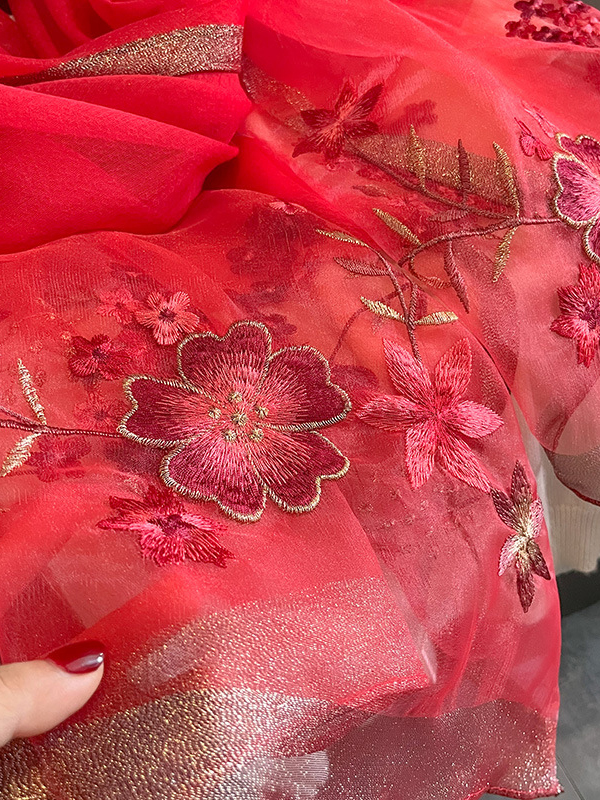 Embroidered Keep Warm Shawl&Scarf