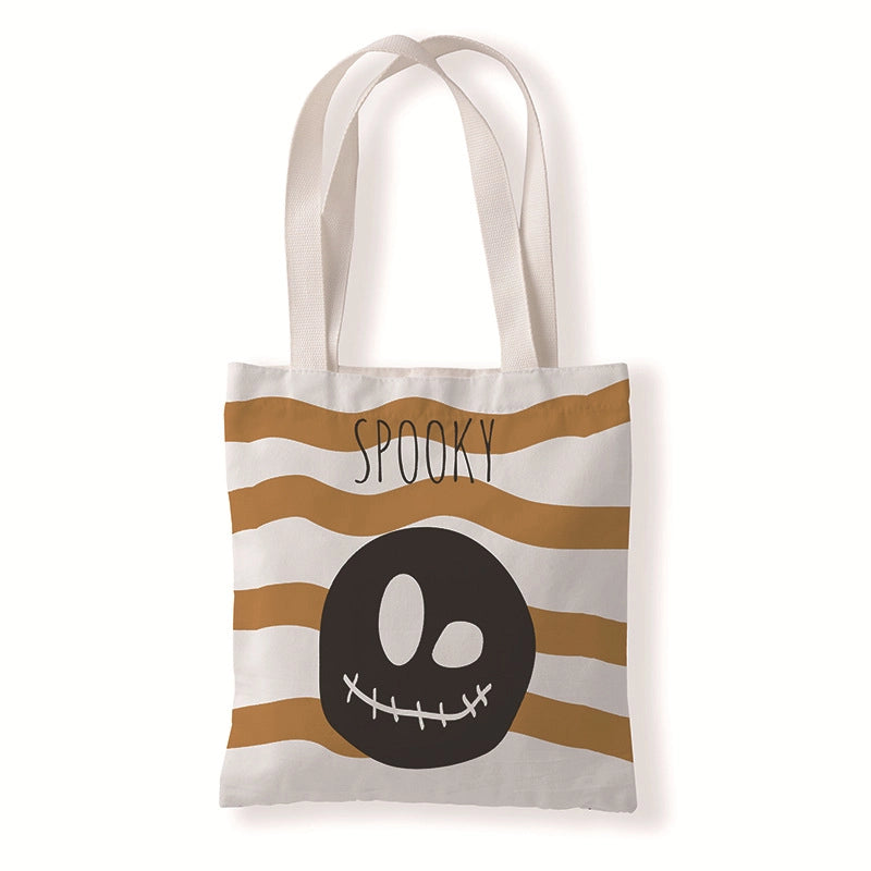 Unisex Minimalist Pumpkin Shopping Bags