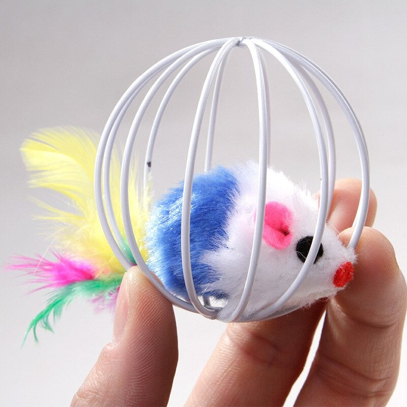 Mice Ball Cage Toy