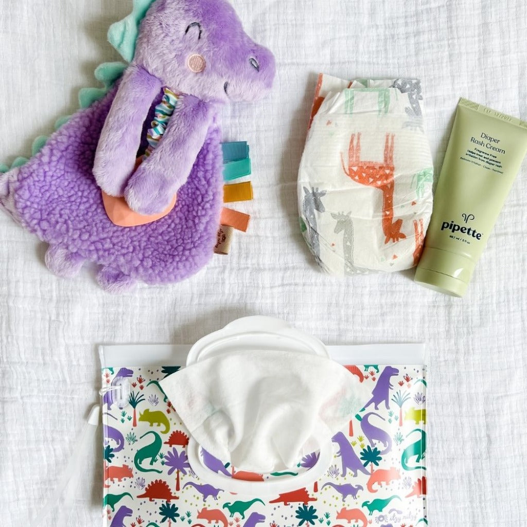 Take & Travel Pouch? Reusable Wipes Case