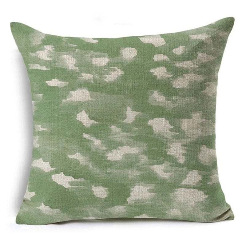 Vacation Plant Linen Pillow Cases