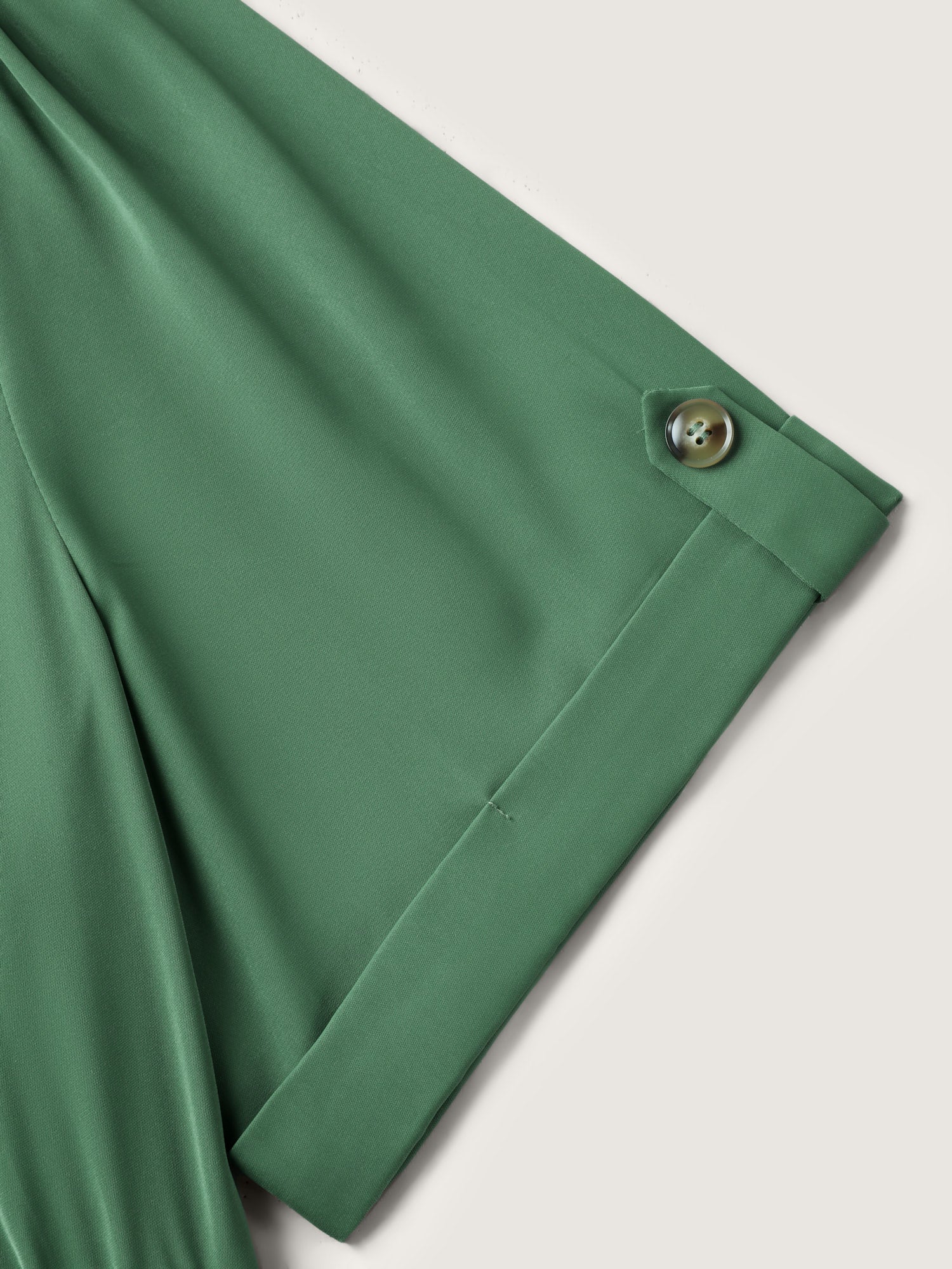 Shirred Neck Stretchy Waist Pockets Midi Dress