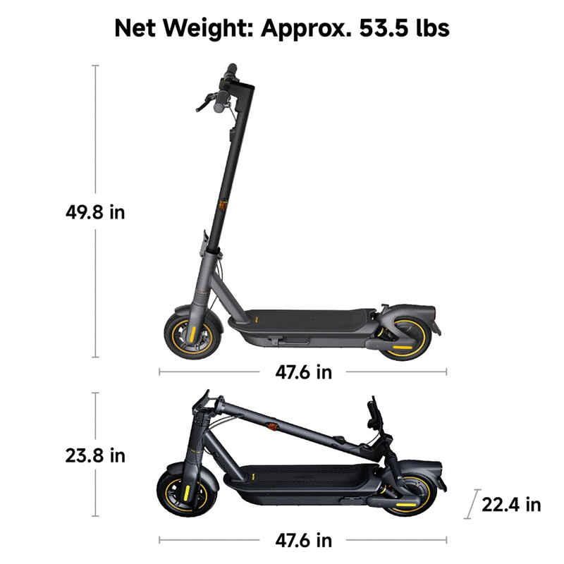 Last three days sale,only $39.99💥Segway Ninebot MAX Electric Pedal Scooter with Helmet