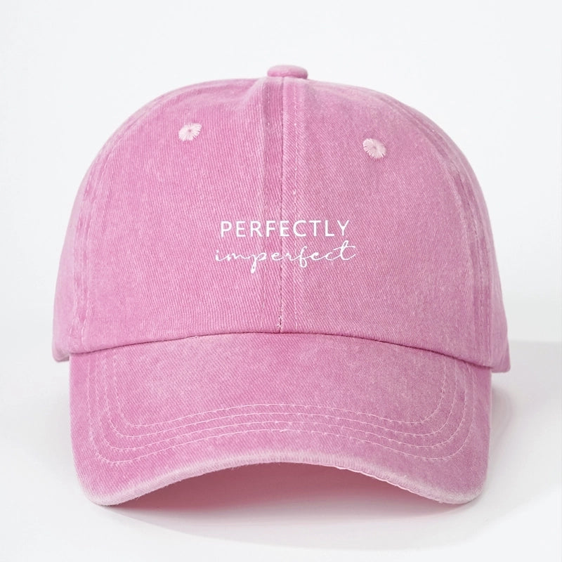 Women's Commute Letter Curved Eaves Baseball Cap