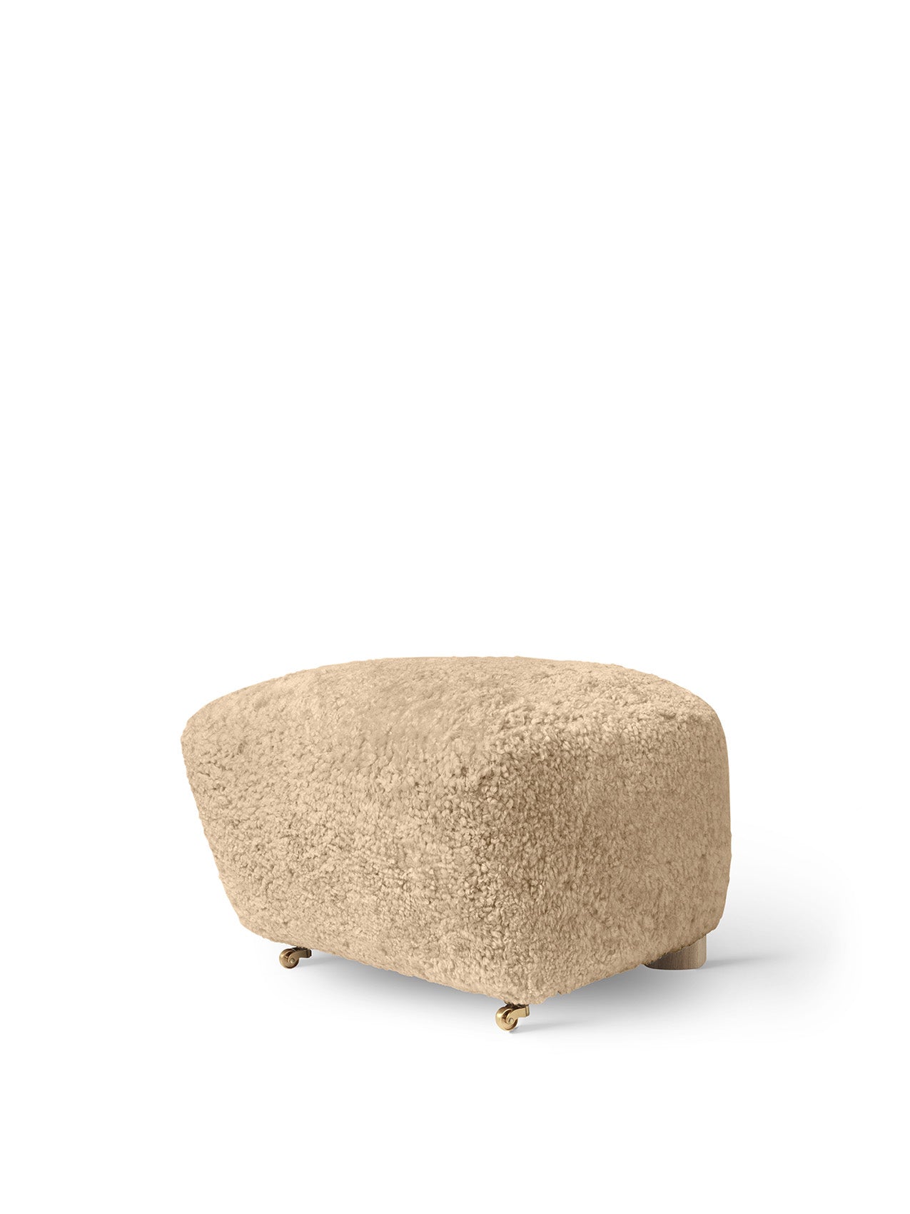 Tired Man Ottoman. Sheepskin