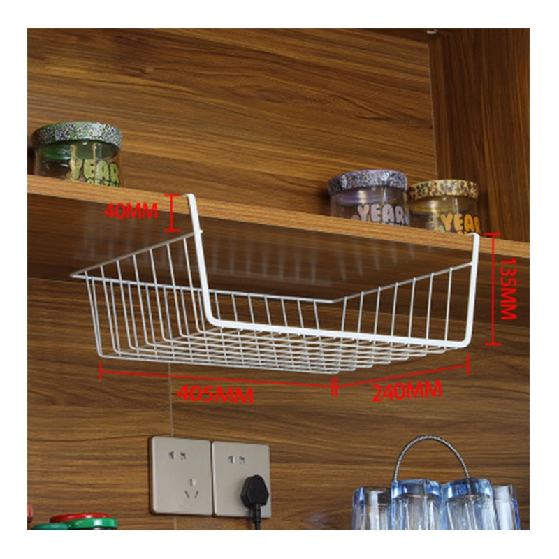 Casual Solid Color Iron Storage Basket