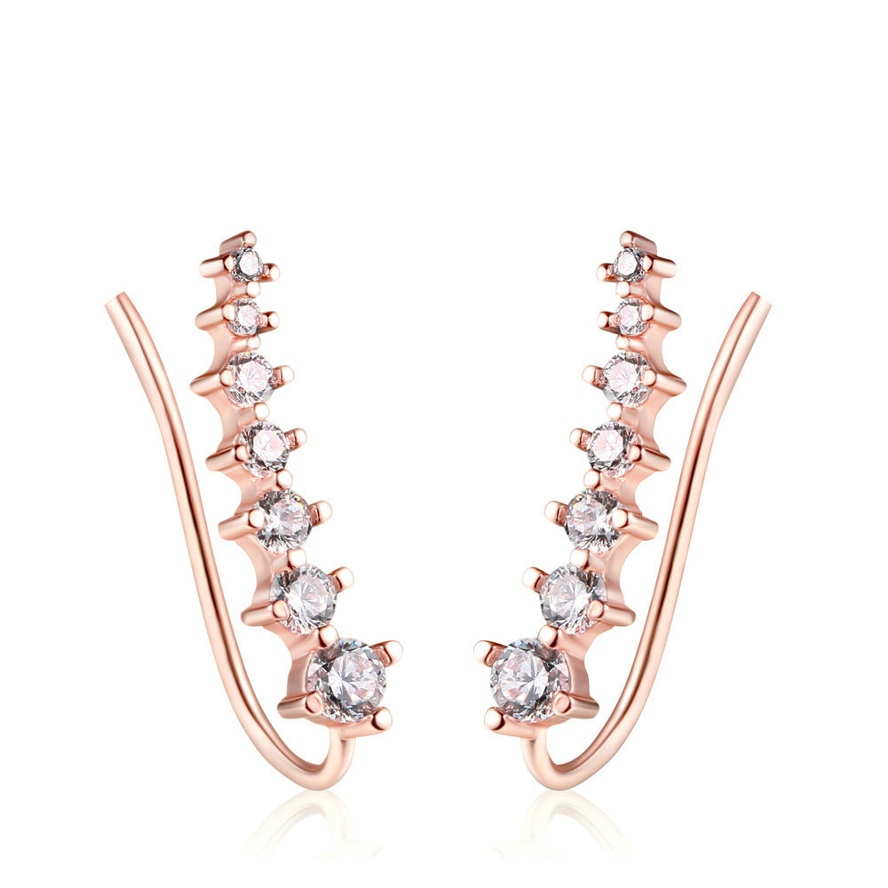 Seven Star Diamond Stud Earrings