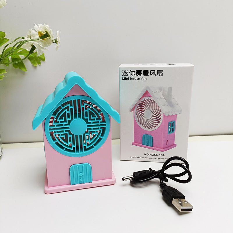 MINI RECHARGEABLE HOUSE FAN a?? PORTABLE & POWERFUL