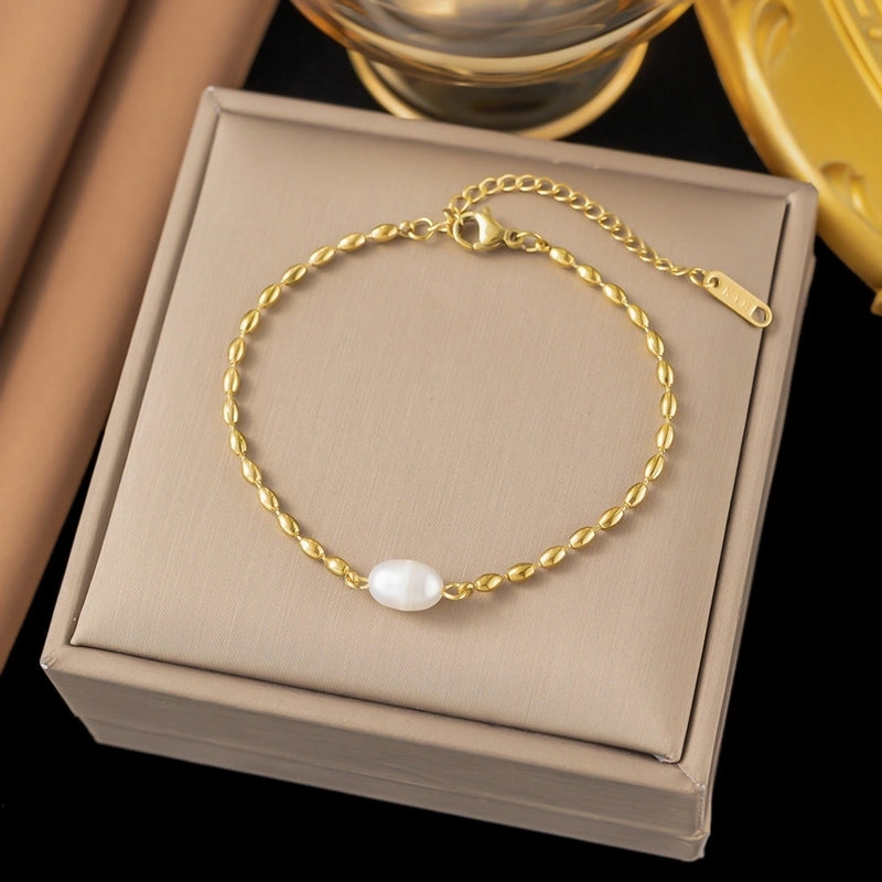 Elegant Basic Streetwear Heart Shape Butterfly Titanium Steel Zircon Bracelets In Bulk