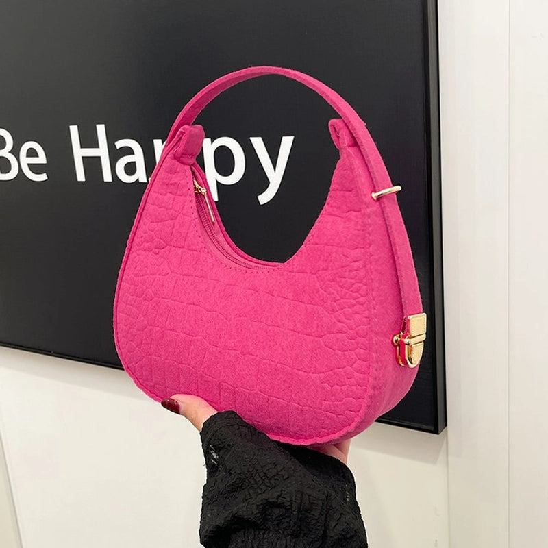 Women's Medium Polyester Solid Color Classic Style Streetwear Sewing Thread Square Zipper Handbag