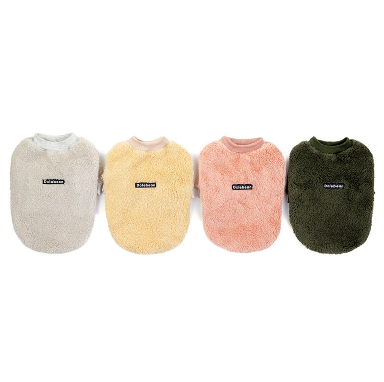 Double-Fleece Crew Neck Dog Sweater