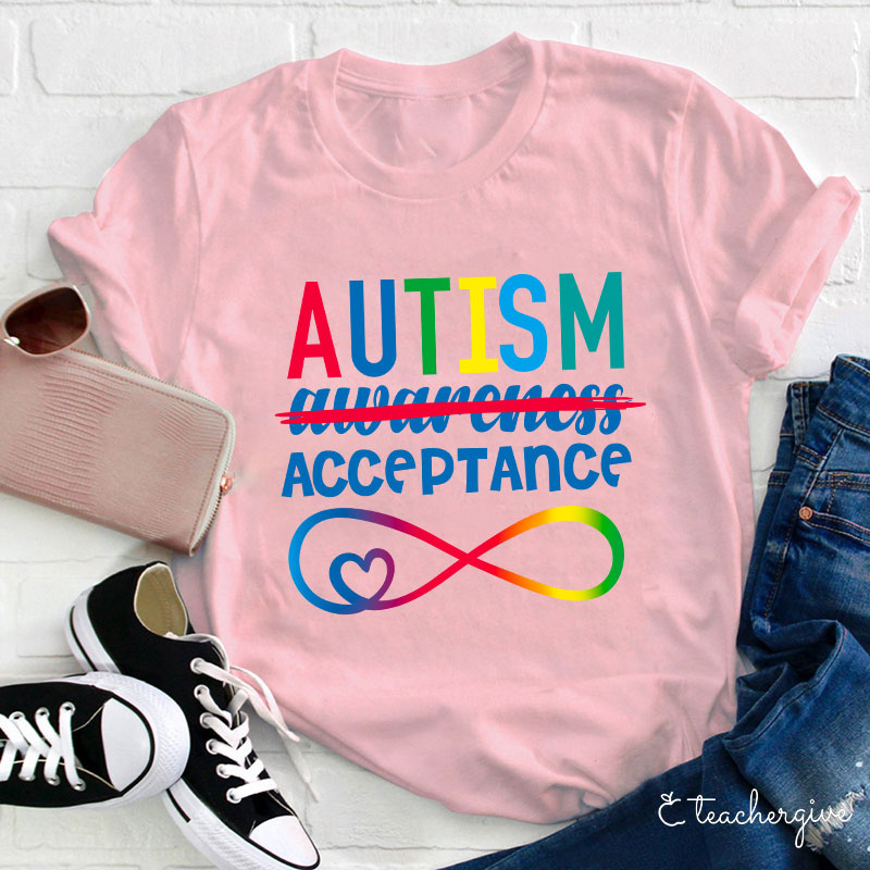 Autism Acceptance Teacher T-Shirt