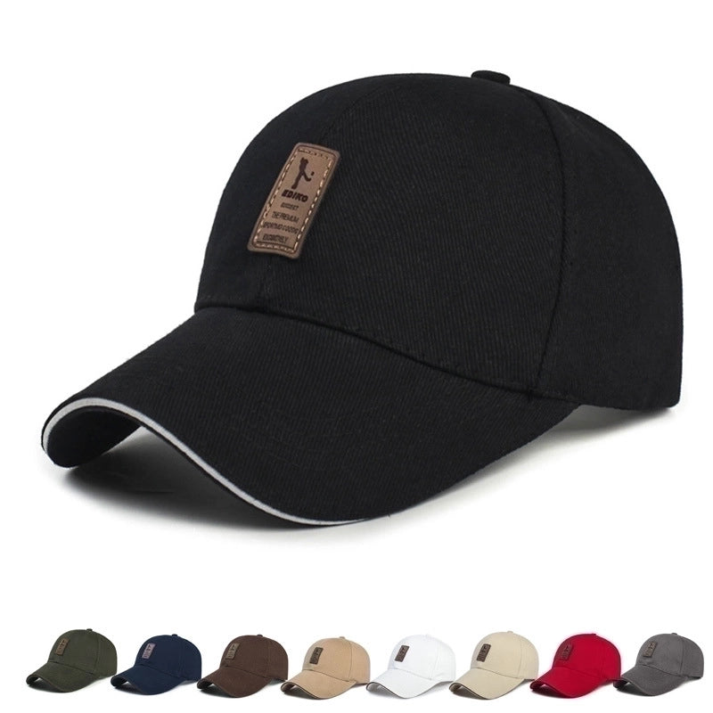 Unisex Minimalist Letter Curved Eaves Baseball Cap