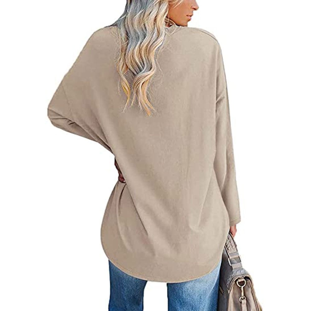 🔥The Last Day Promotion-SALE 70% OFF💋Women's loose long sleeve fashion V-neck knit top