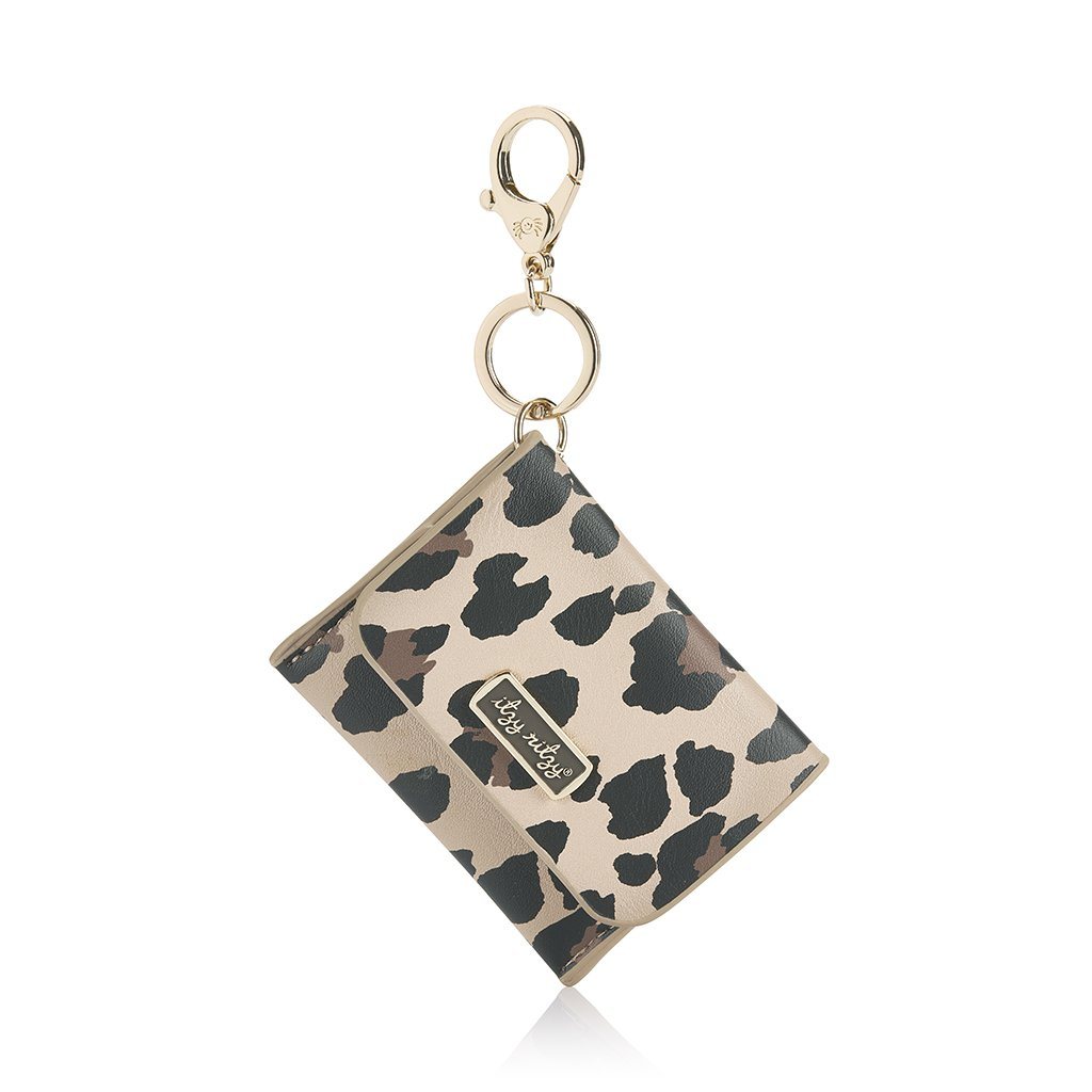 Mini Wallet Card Holder and Key Chain Charm