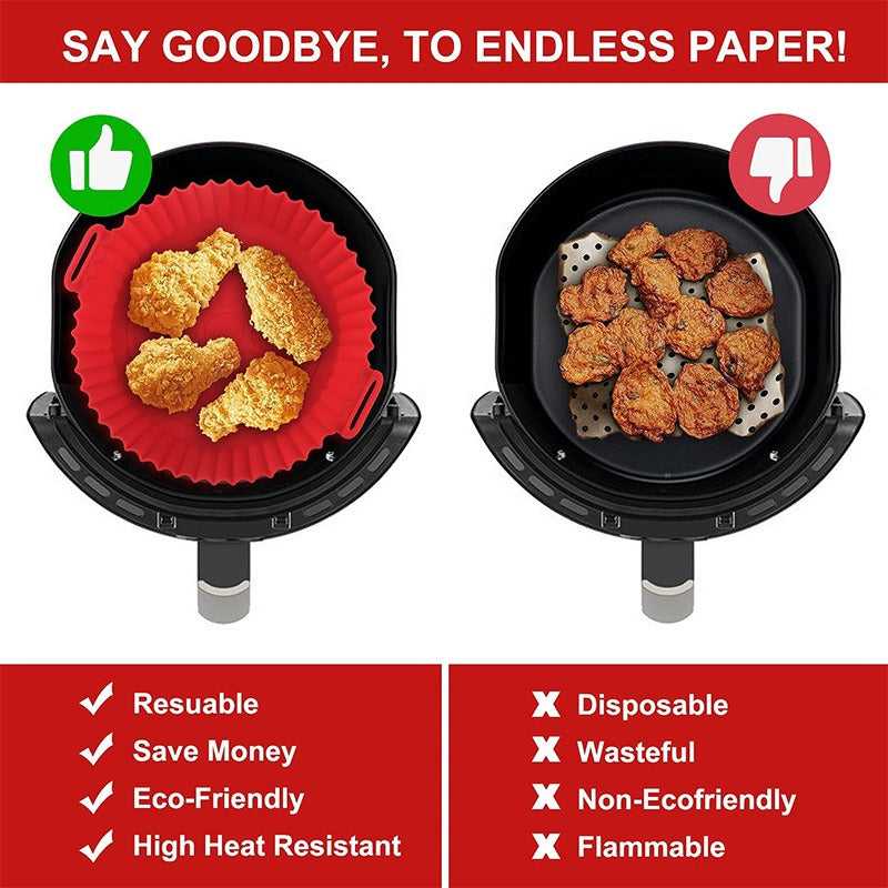 🌲Hot Sale-49% OFF🔥Air Fryer Silicone Baking Tray
