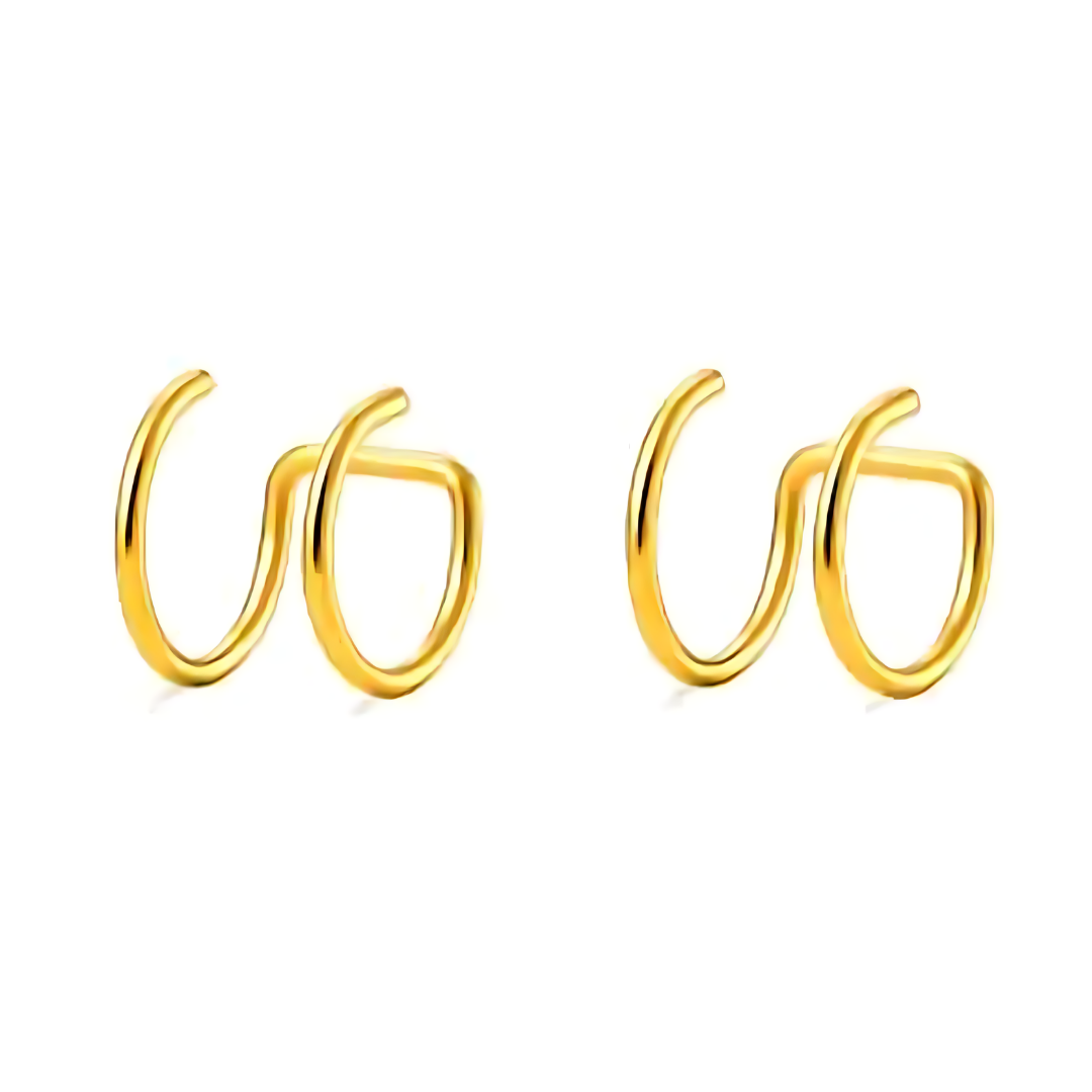 2 bar cuffs - Gold