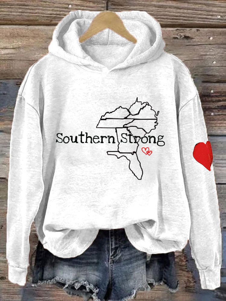 Women's Hurricane Helene Southern Strong Printed Sweatshirt