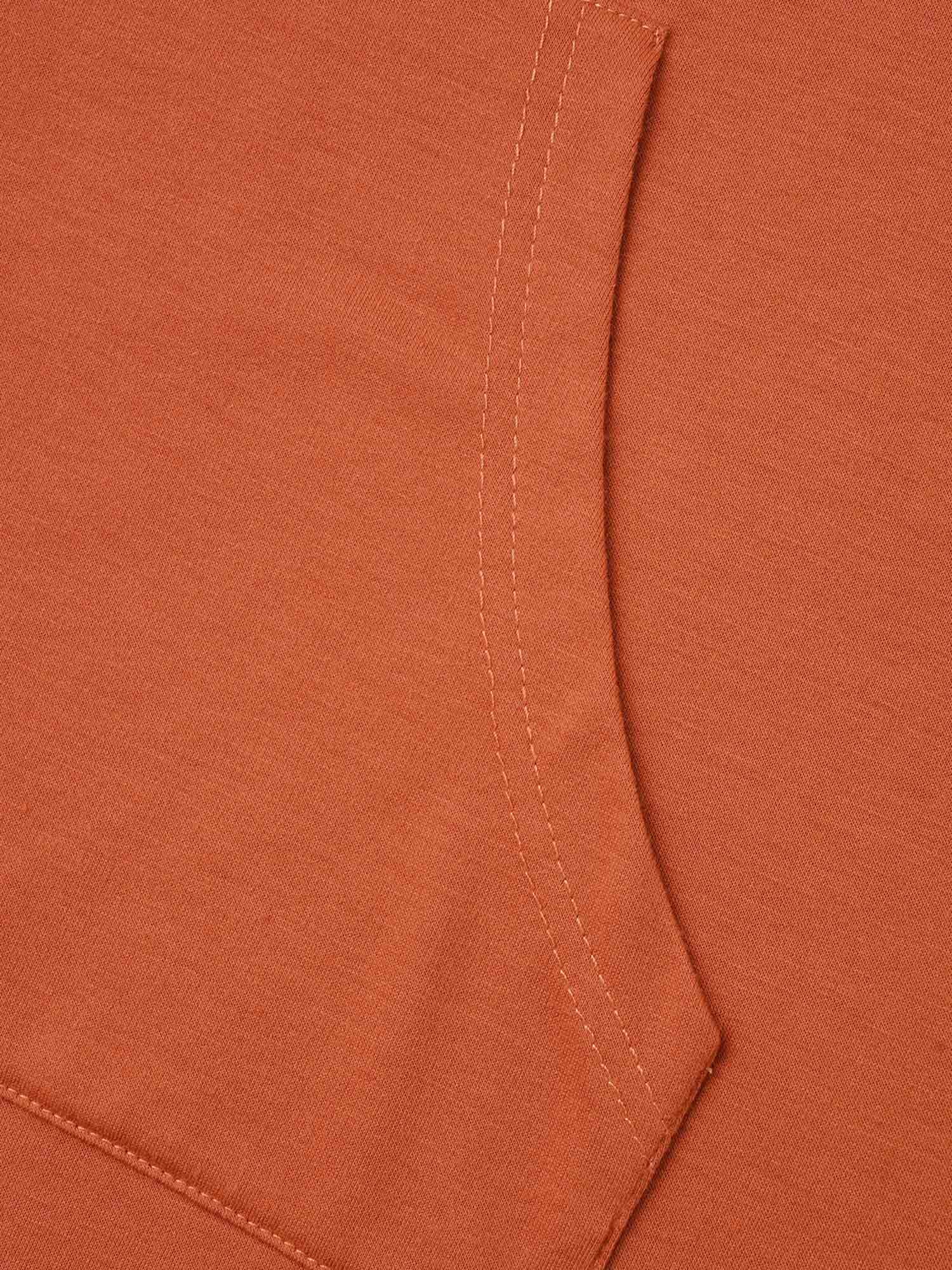 Plain Hooded Drawstring Kangaroo Pocket Dress