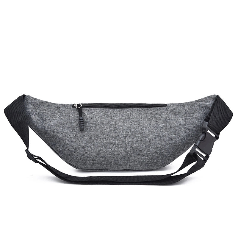 Men's Classic Style Solid Color Oxford Cloth Waist Bags