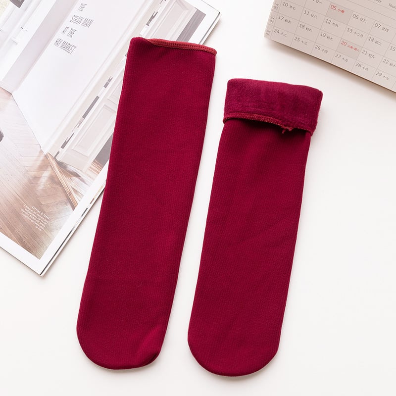 🔥 PROMOTION🔥🌼NEW Snugly Velvet Winter Thermal Socks