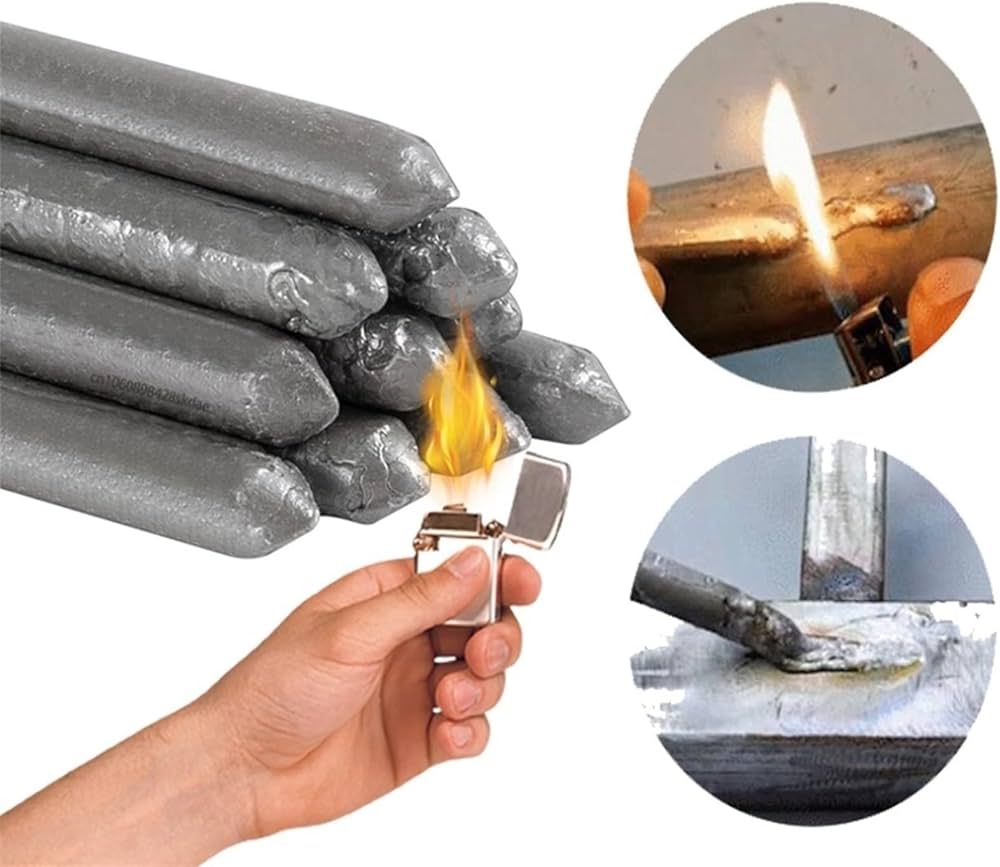 6 Pcs Low Temperature Welding Rods Easy to Melt