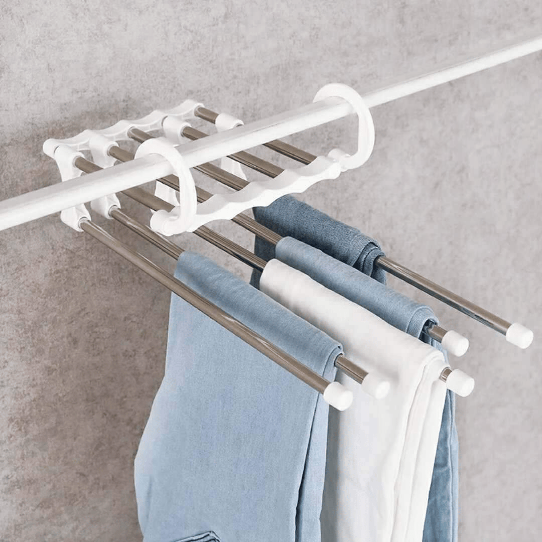 (🔥Hot Sale NOW- SAVE 48% OFF) Multifunctional Pants Rack(BUY 2 FREE SHIPPING NOW!)