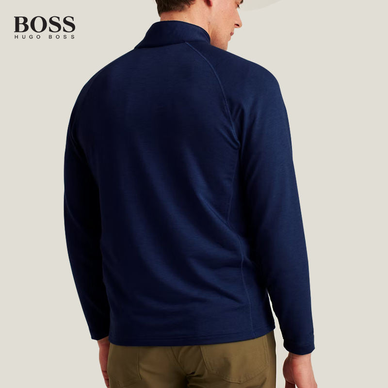 PRE-SALE BOSS 1/4 Quarter Zip Quick Dry Long Sleeve Men-s Golf Sweater