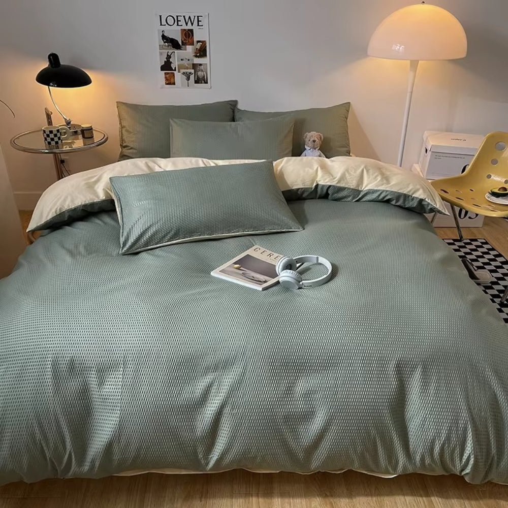 Beaumont Ultra-Soft Waffle Quilt Set | 3pcs Set