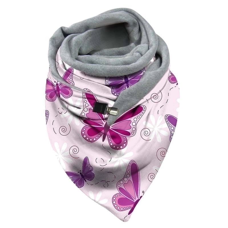 Women's Vintage Style Hedgehog Cat Butterfly Nylon Shawl