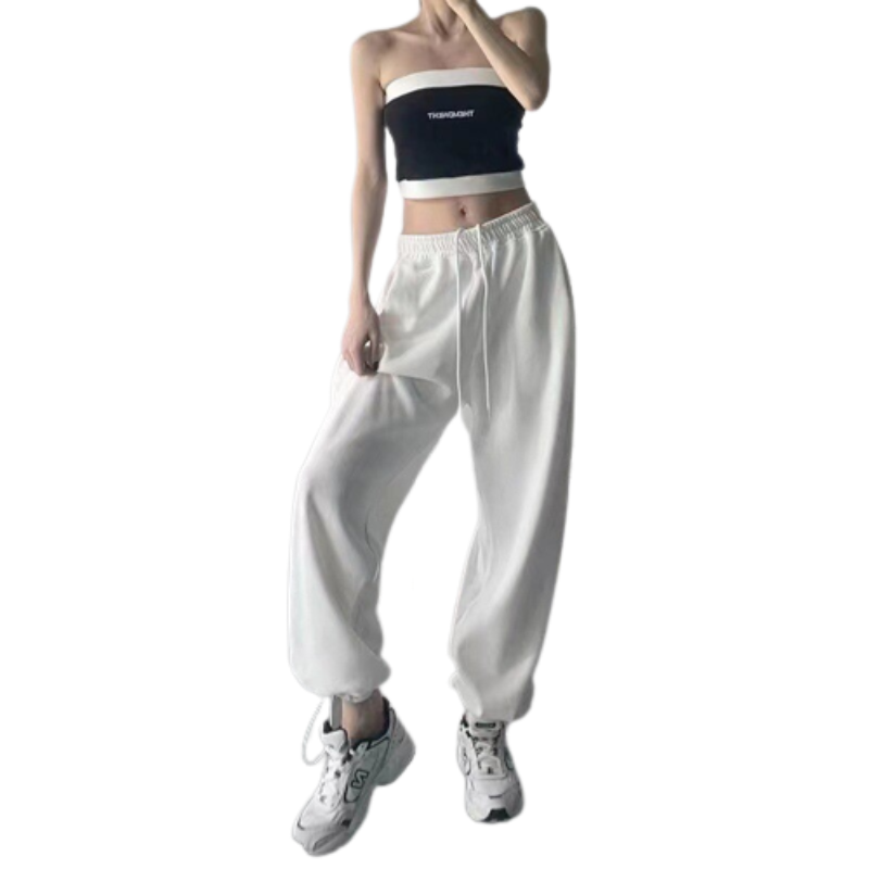 Hight Waist Street Style Sweatpants For Summer