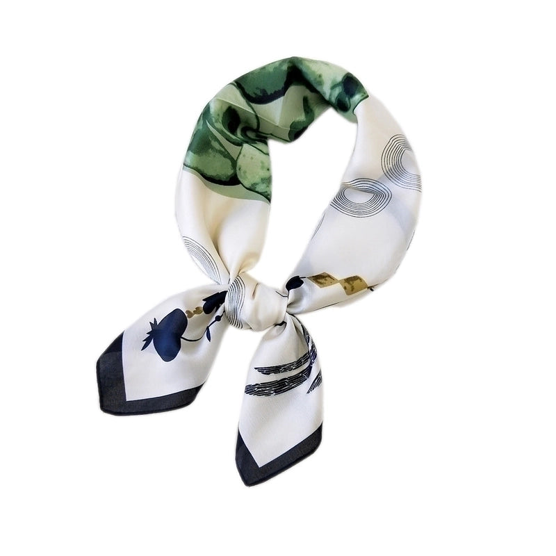 Silk Scarf Wild Neck Small Square Scarf