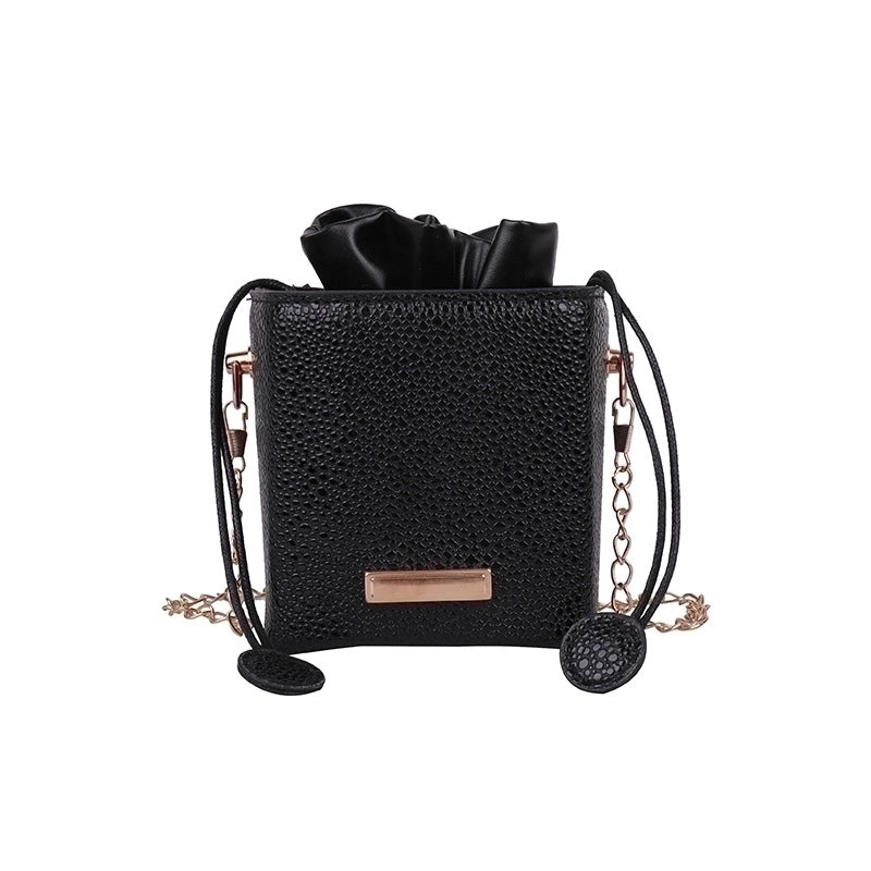 White Green Black Pu Leather Solid Color Square Evening Bags