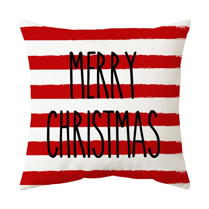 Fashion Christmas Tree Santa Claus Elk Polyester Pillow Cases
