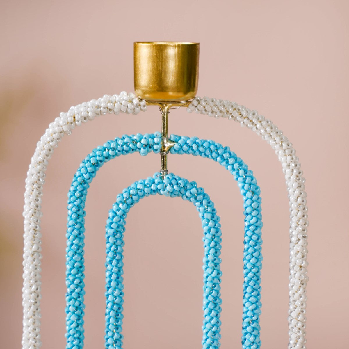 Embellished Candle Stand For Home Decor