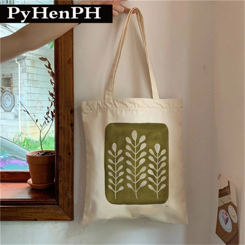 Women's Small Canvas Color Block Vintage Style Classic Style Square Open Shoulder Bag
