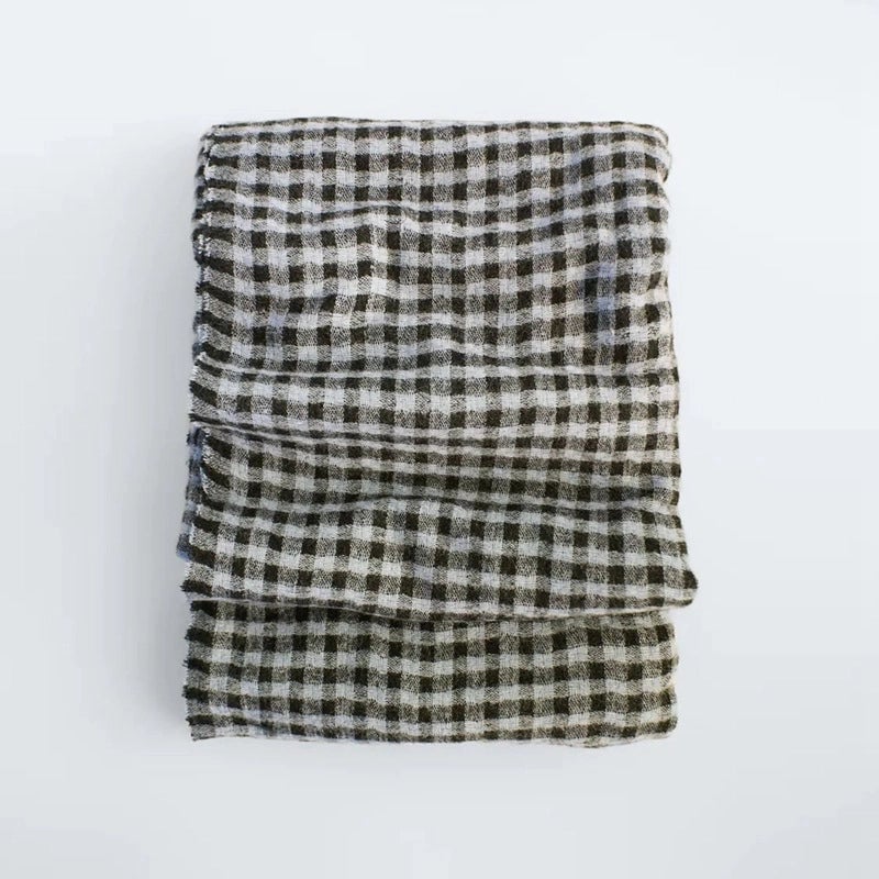 Autumn And Winter New Plaid Scarf Imitation Cashmere Shawl